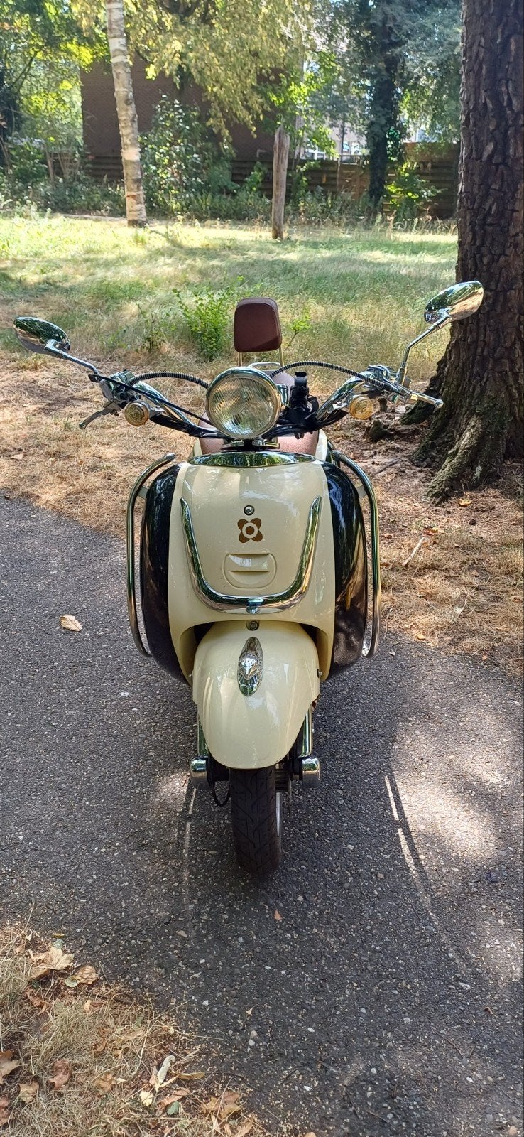 mooie betrouwbare agm Retro snorscooter, Fietsen en Brommers, Snorfietsen en Snorscooters, Gebruikt, Benzine, Ophalen, Overige merken