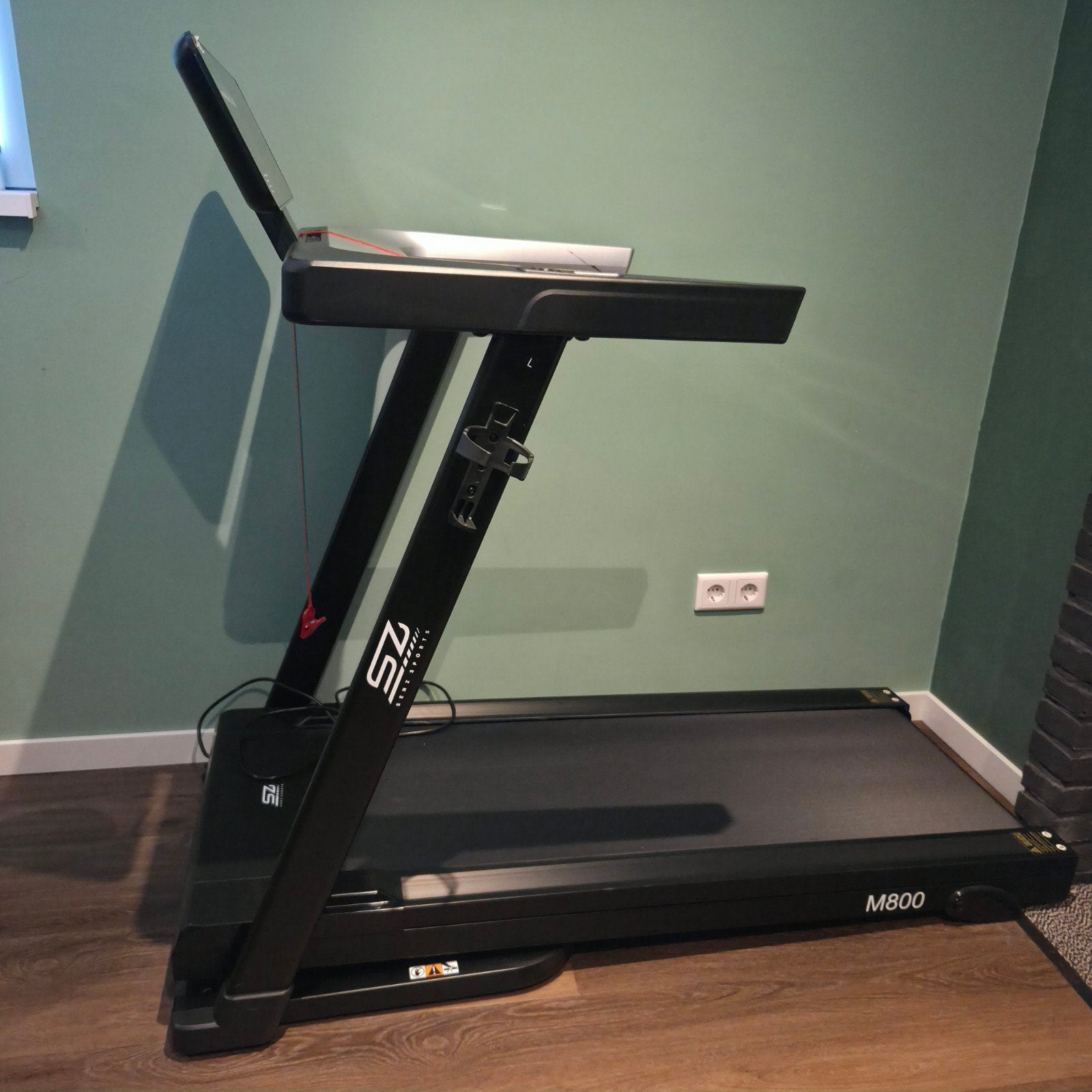 Loopband opvouwbaar Senz Sports M800 -max snelheid 16 km/uur, Ophalen, Zo goed als nieuw, Metaal, Loopband