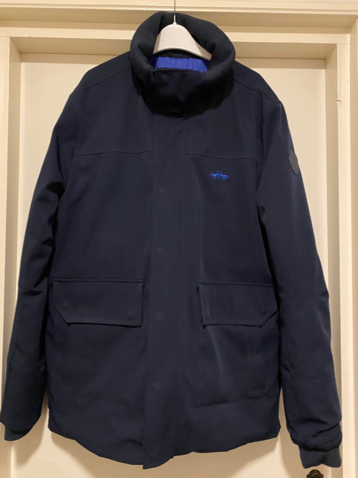 HV SOCIETY NAVY JAS MATT XL (L), Ophalen of Verzenden, Gedragen, Maat 52/54 (L), Blauw