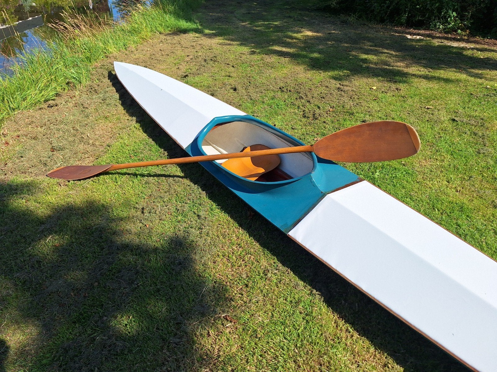 Polyster kano. Type K1, Watersport en Boten, Kano's, Ophalen, Nieuw, Eén persoon