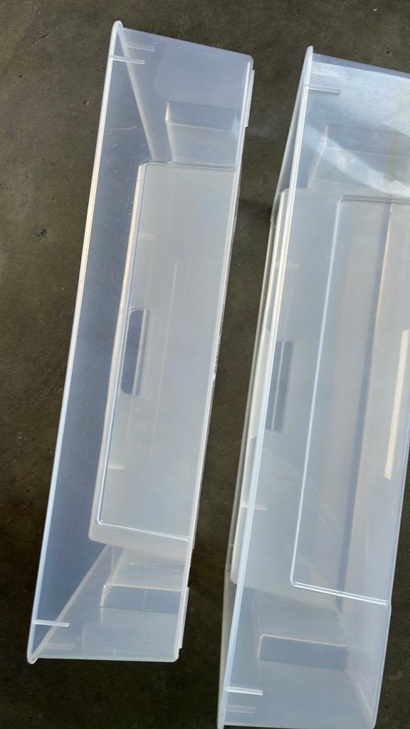 IKEA SAMLA Bakken Stapelbaar (2 Stuks), Gebruikt, Minder dan 50 cm, Ophalen of Verzenden, Minder dan 40 cm