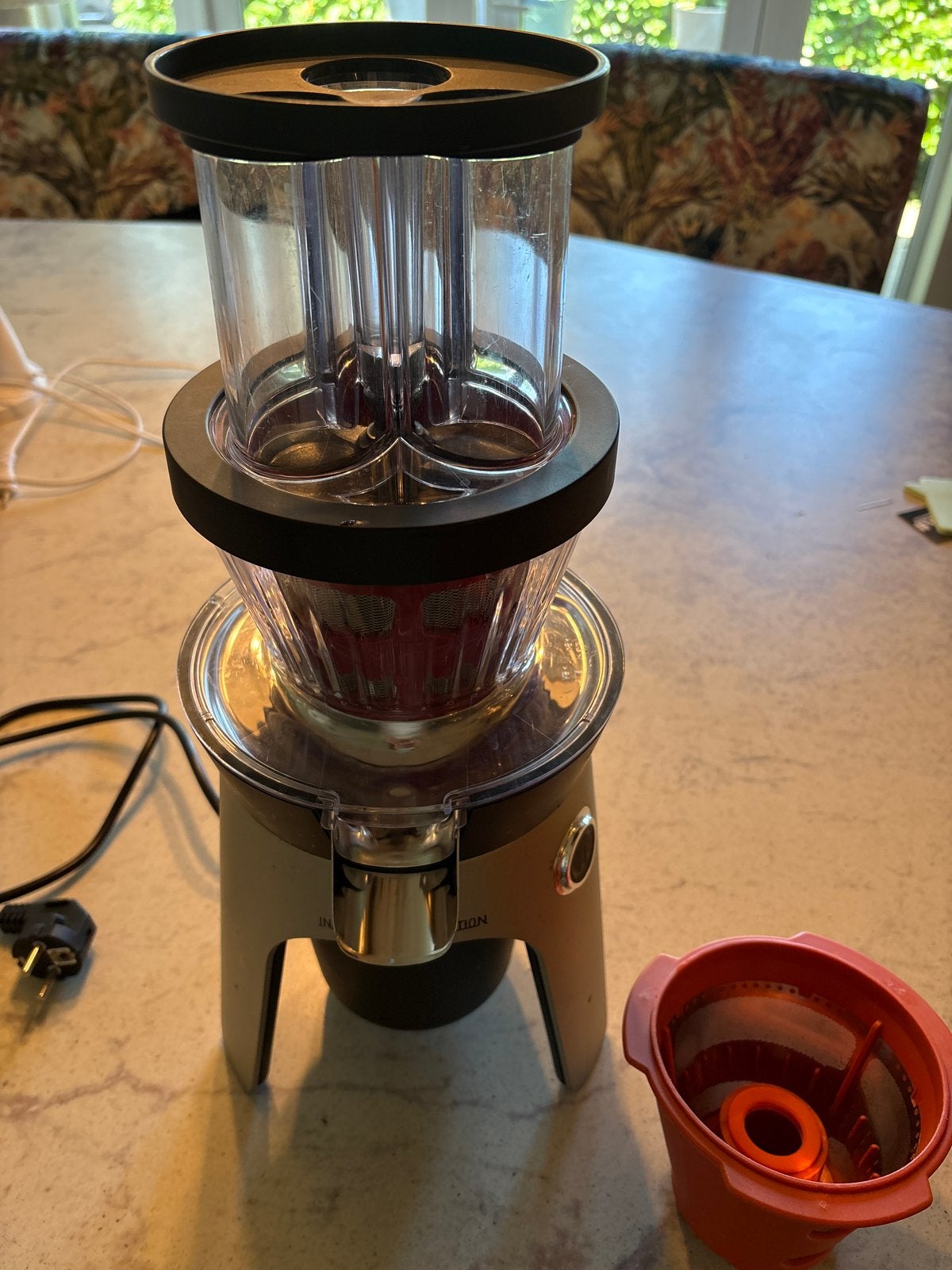 Tefal Infiny Press Revolution Sapcentrifuge, Ophalen of Verzenden, Gebruikt