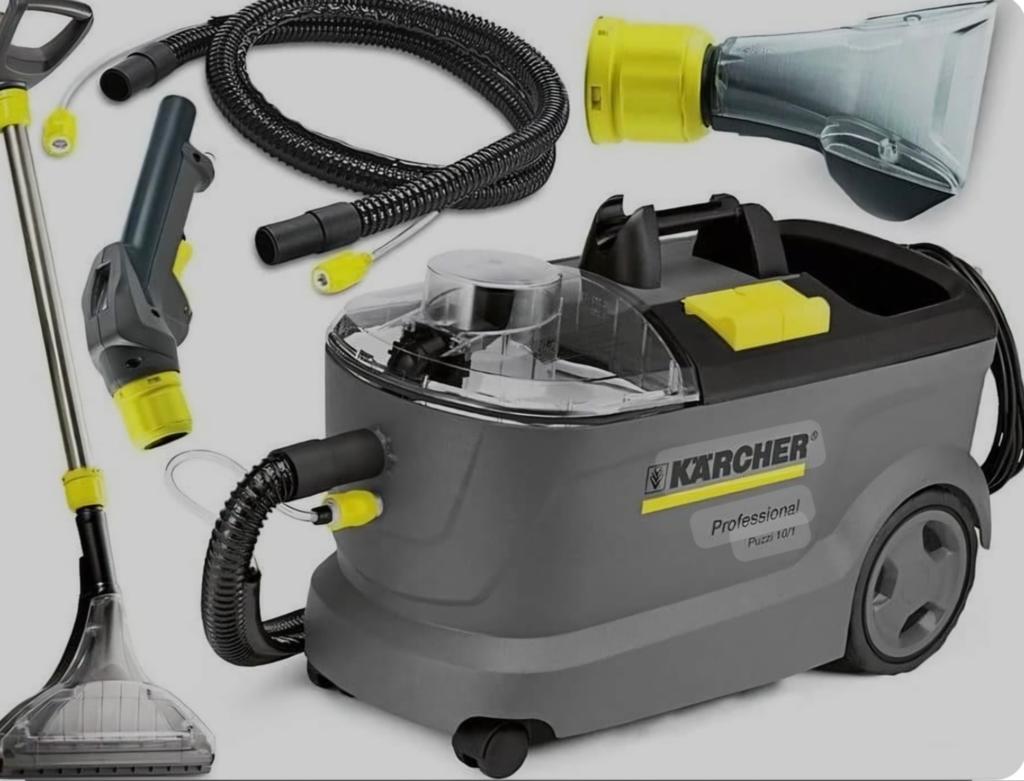Deep cleaner,  meubel en tapijtreiniger te huur karcher, Witgoed en Apparatuur, Stofzuigers, Zo goed als nieuw, Industriële stofzuiger