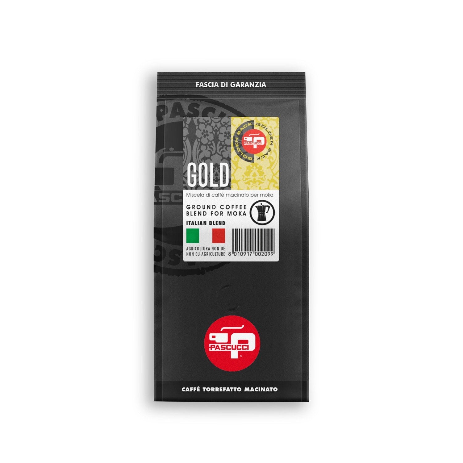 Golden Sack coffee ground for moka 250 gr, Ophalen of Verzenden, Overige typen