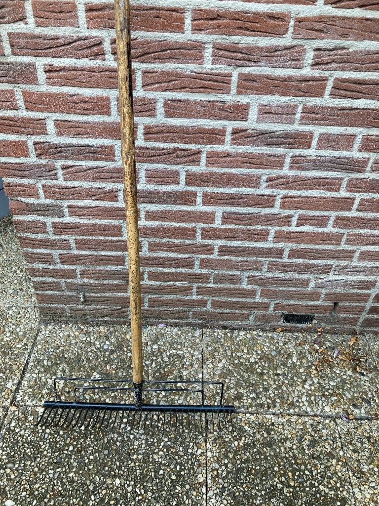 Grote tuinhark For-q 32-tands, Ophalen, Gebruikt, Hark