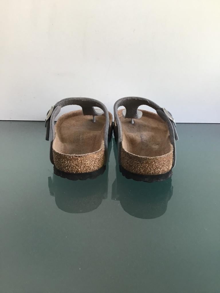 Birkenstock 36 Gizeh zilver slippers | Gratis verzenden, Slippers, Overige kleuren, Verzenden, Zo goed als nieuw