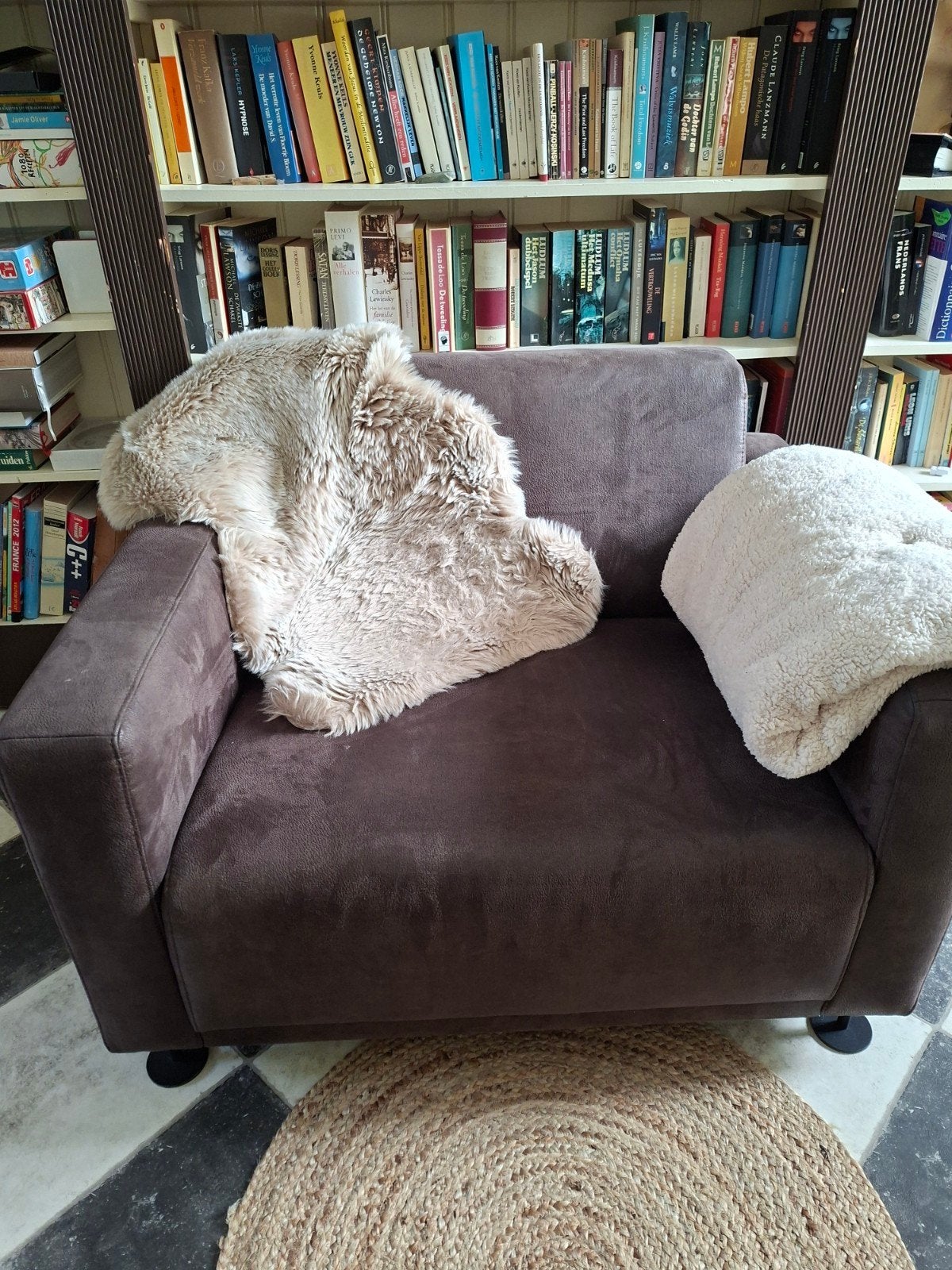 Mooie, grote leesfauteuil, Ophalen, Overige materialen, Gebruikt, Overige maten