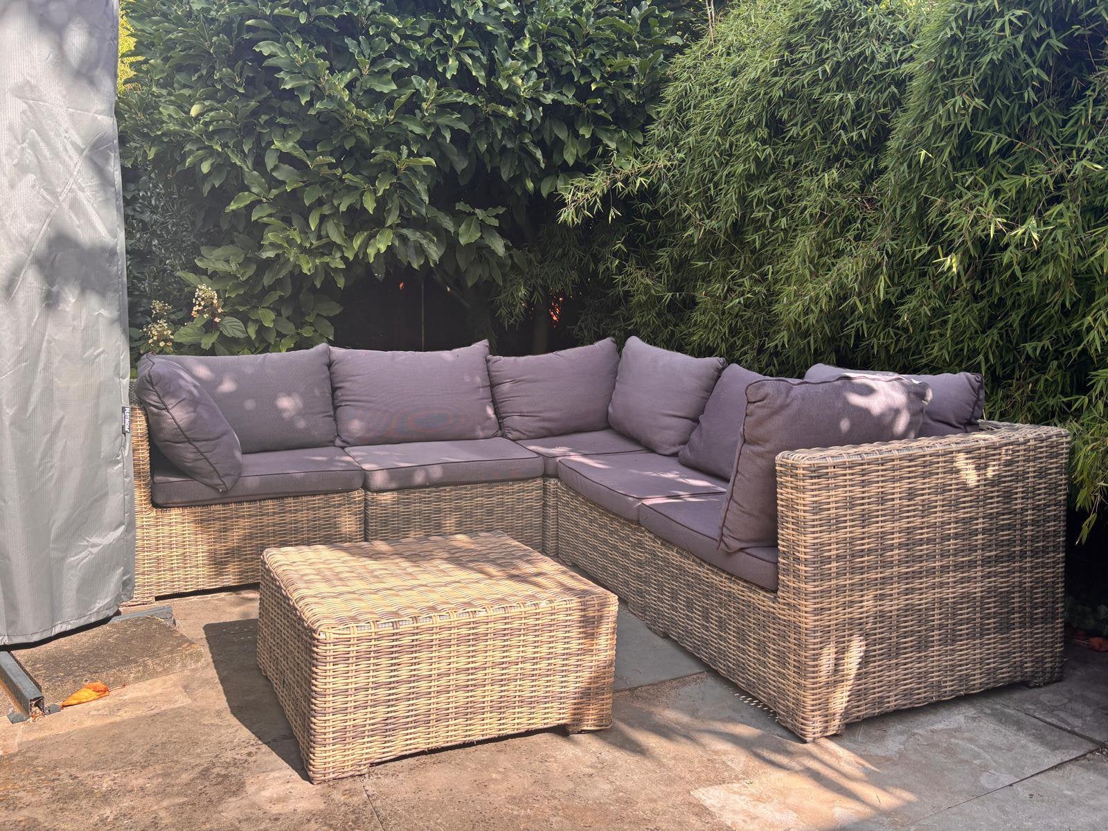 Loungeset Exotan, Ophalen of Verzenden, Zo goed als nieuw, Bank