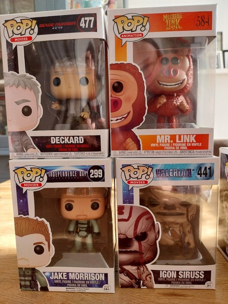 Funko Pops in doos Nieuwstaat Renji Canti Deckard Soda Fenix, Ophalen of Verzenden, Zo goed als nieuw