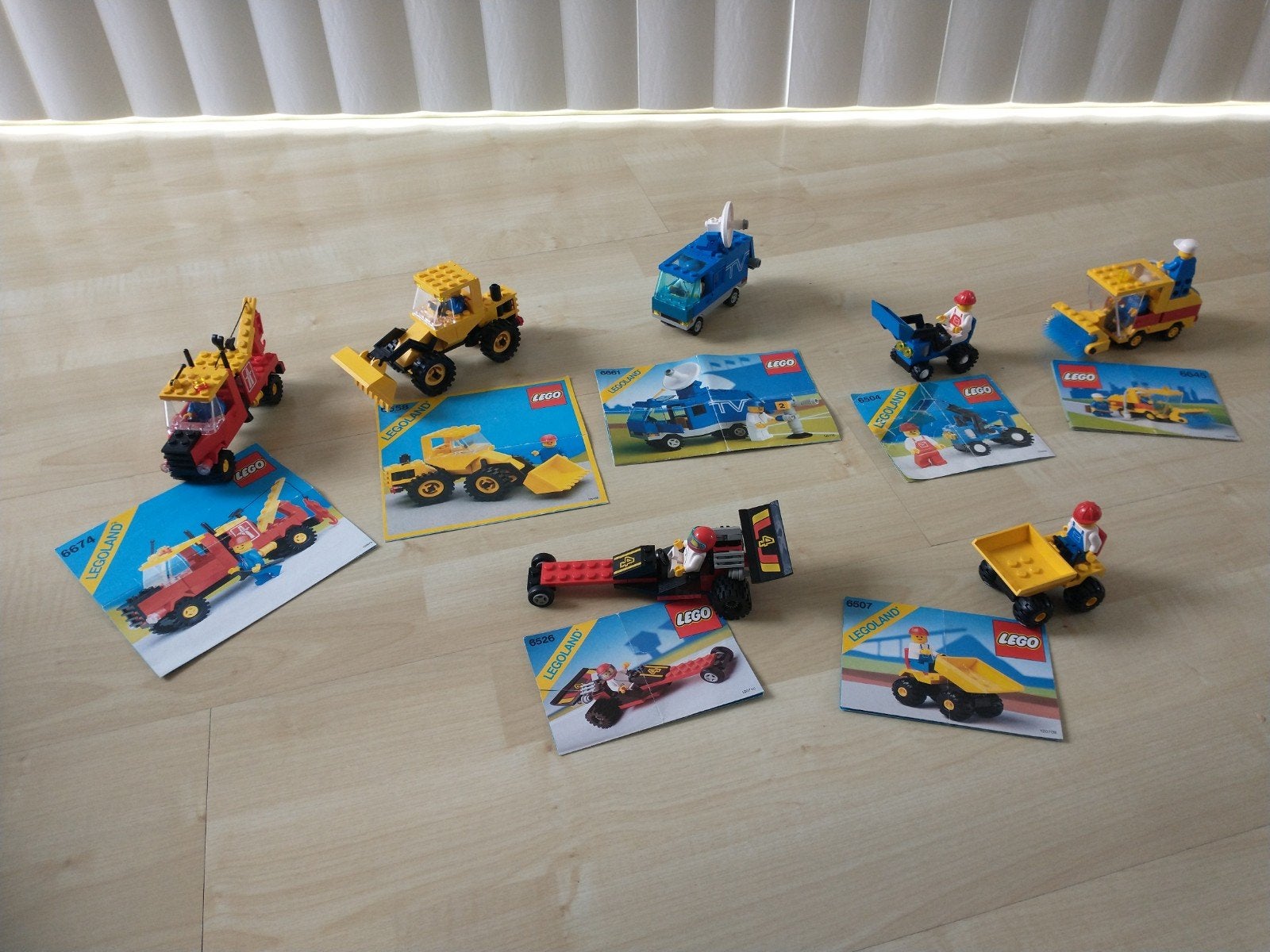 Vintage LEGO Legoland sets met instructies en figuren, Gebruikt, Ophalen of Verzenden, LEGOLAND, Complete set