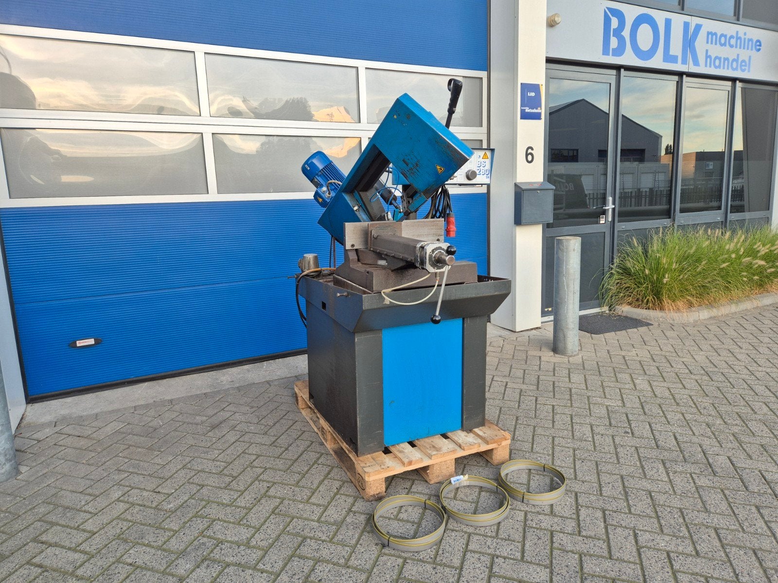 IMET BS-280 SH Lintzaagmachine Semi-automatische, Doe-het-zelf en Verbouw, Gebruikt, 70 mm of meer, Info@bolkmachinehandel.nl