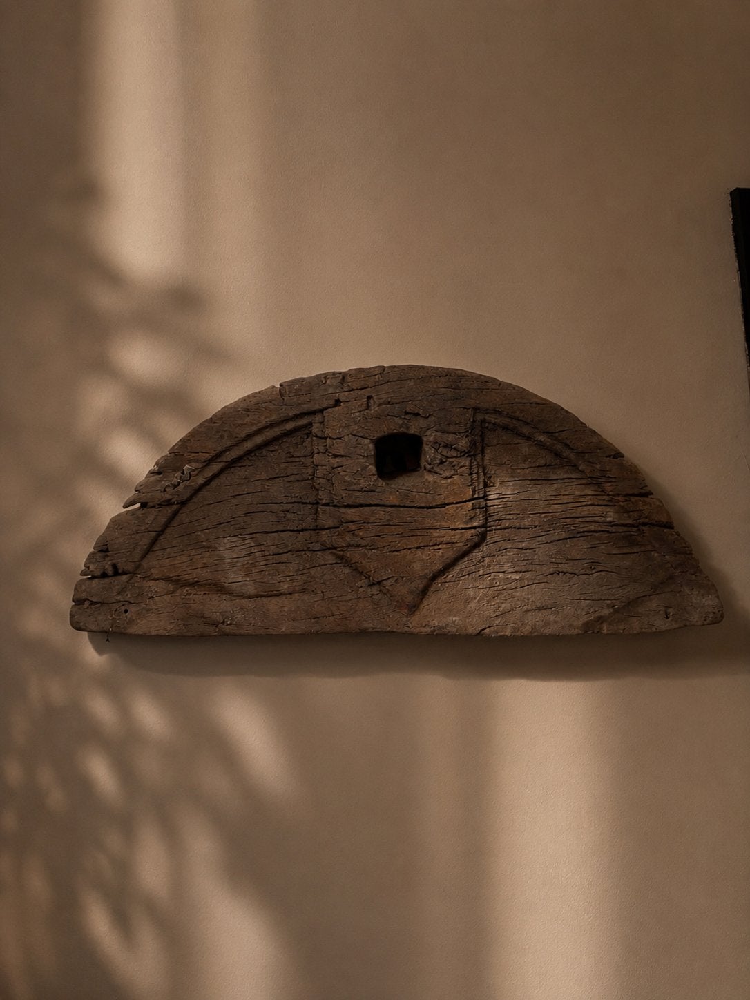 Uniek oud houten wandobject, Ophalen of Verzenden, Nieuw