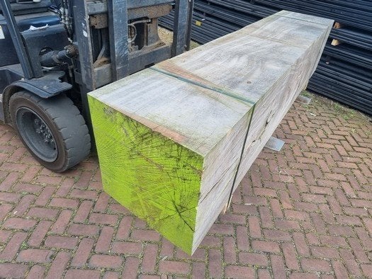Hardhouten balk / paal 45x45 cm 2.30 meter - nr: HB18, Ophalen, 250 cm of meer, Palen, Hardhout