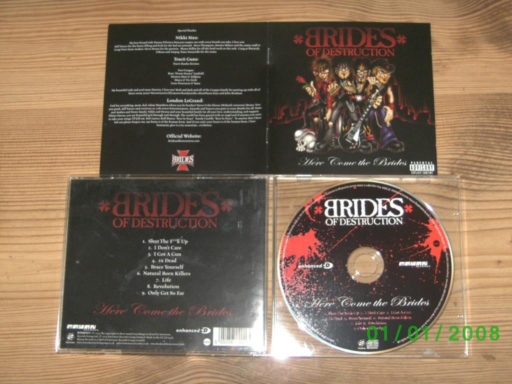 Brides Of Destruction – Here Come The Brides, Cd's en Dvd's, Cd's | Hardrock en Metal, Ophalen of Verzenden, Zo goed als nieuw