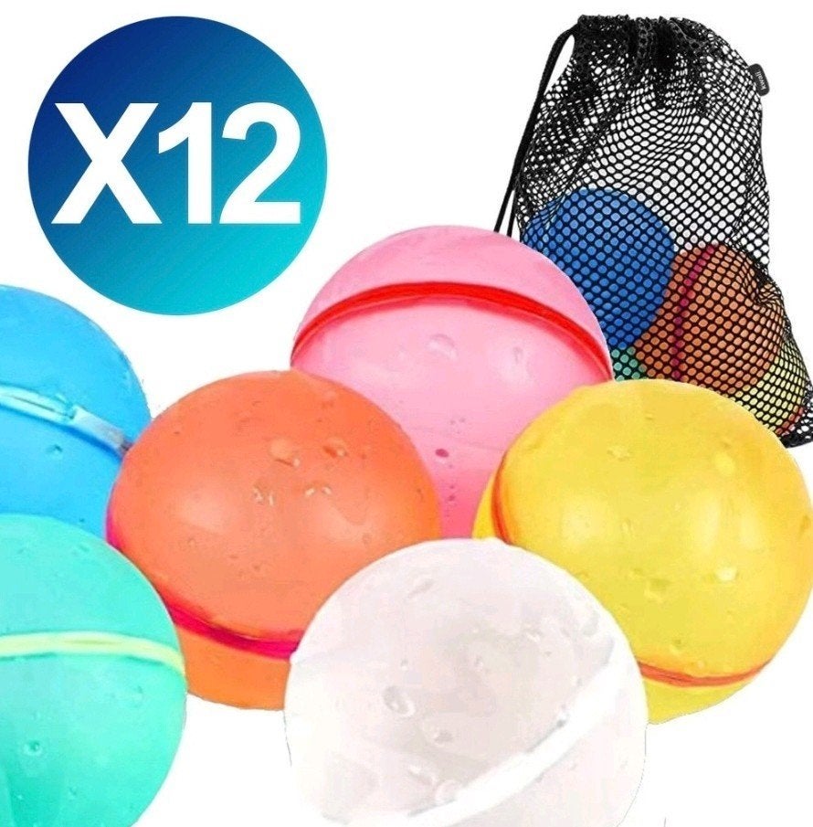 12x Herbruikbare Magnetische Waterballonnen - Zomerplezier!, Ophalen of Verzenden