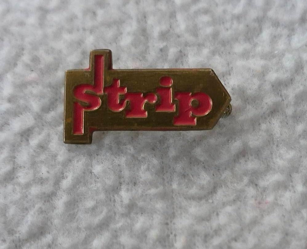 Speld/broche Strip, Verzamelen, Speldjes, Pins en Buttons, Ophalen of Verzenden, Zo goed als nieuw, Overige onderwerpen, Speldje of Pin