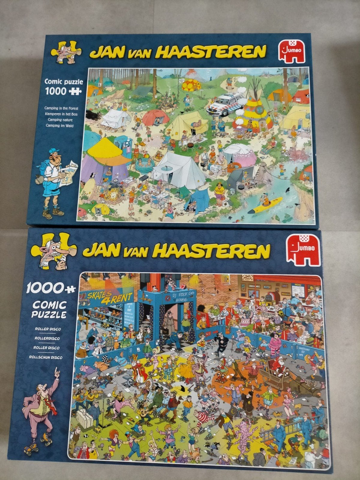 Jan van Haasteren Puzzels - Diverse 1000 stukjes, Ophalen, 500 t/m 1500 stukjes, Zo goed als nieuw, Legpuzzel