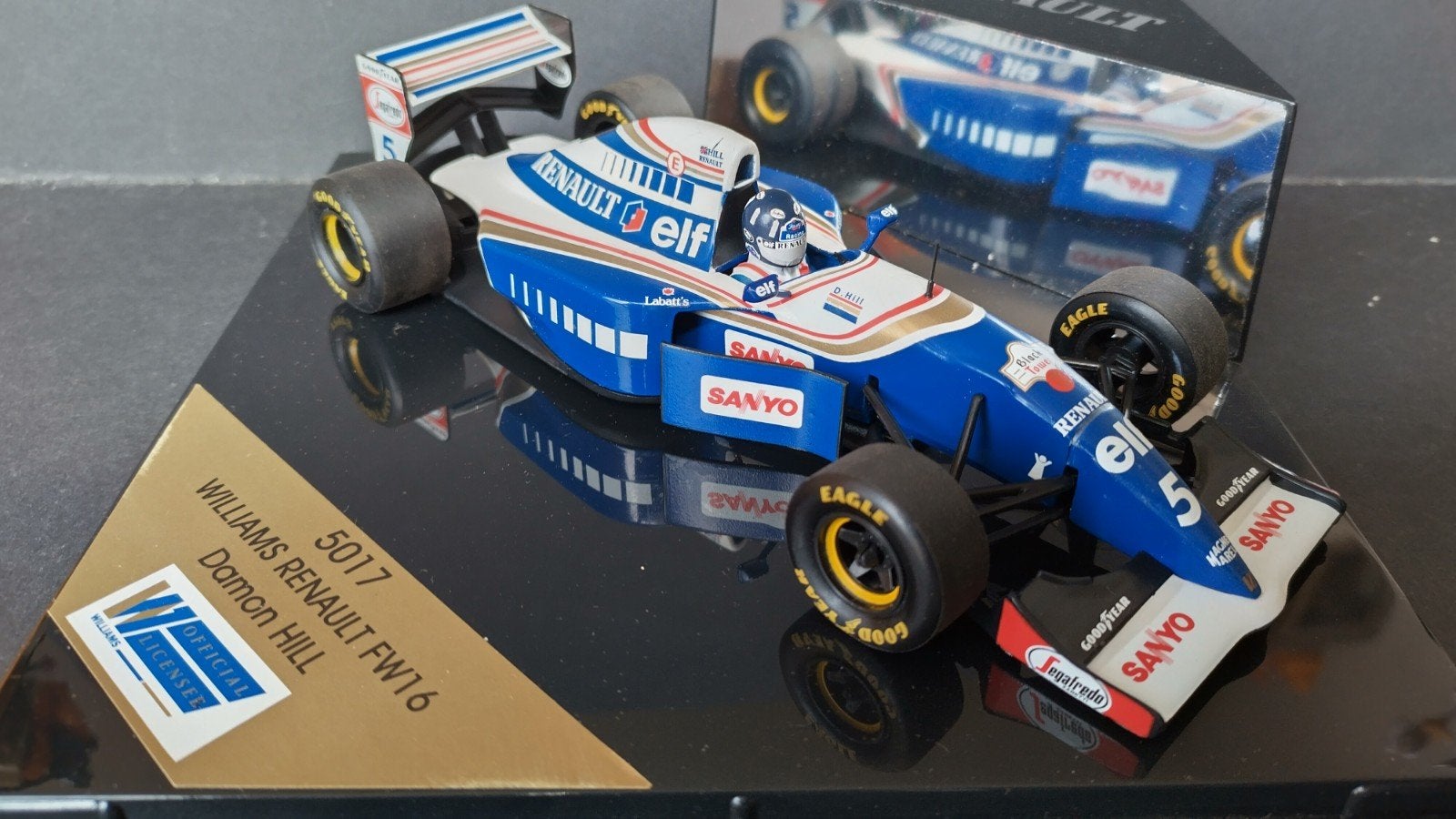 Williams Renault FW 16 Damon Hill 1:24 Onyx Pol, Overige merken, Auto, Verzenden, .