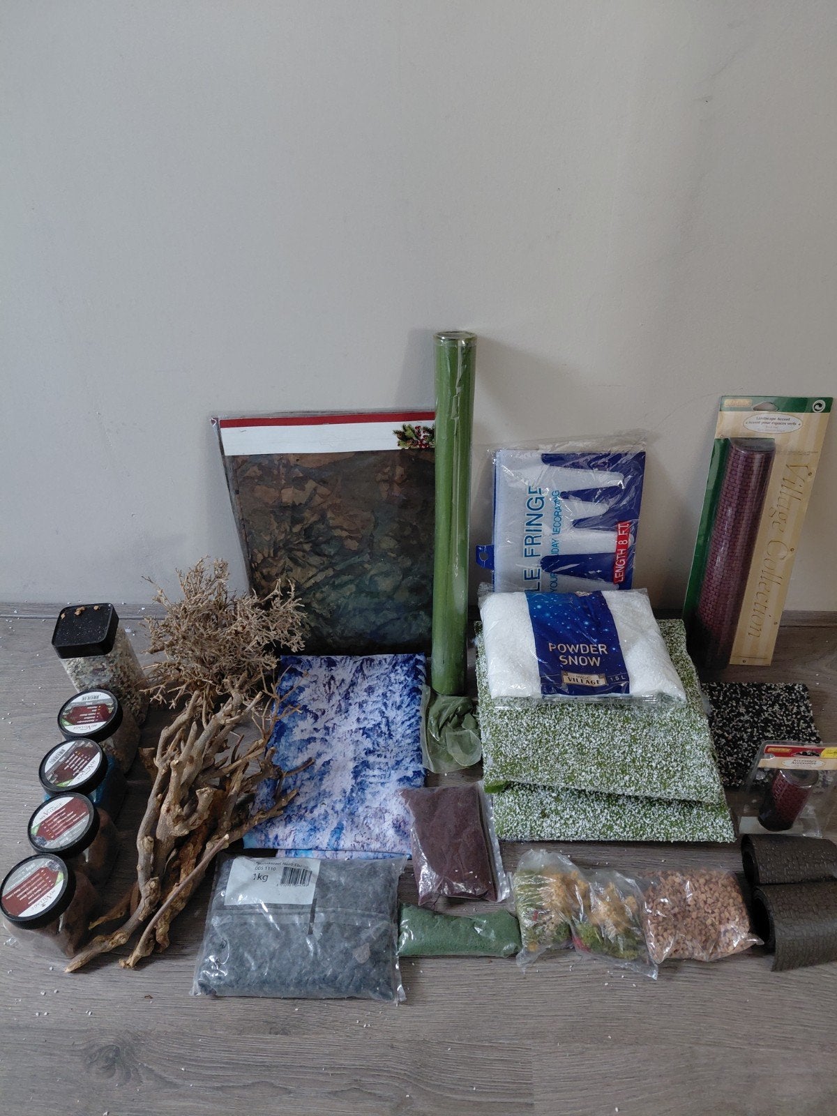 Kerstdorp decoratie materialen, Ophalen of Verzenden, Zo goed als nieuw