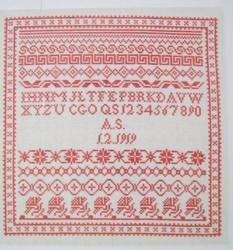 Borduurpatroon  Merklap   nr 9346, Verzenden, Nieuw, Handborduren, Patroon