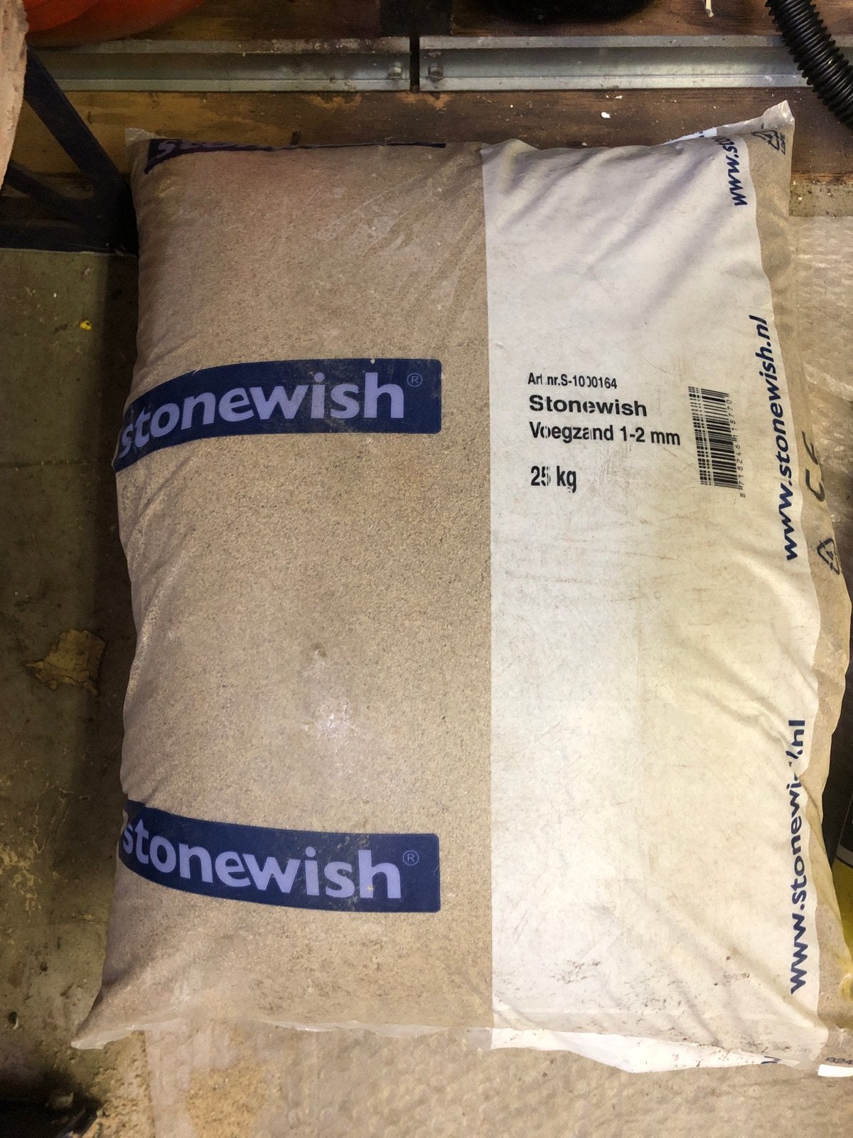 Stonewish Voegzand 1-2 mm, 25 kg, Ophalen, Nieuw, Voegzand