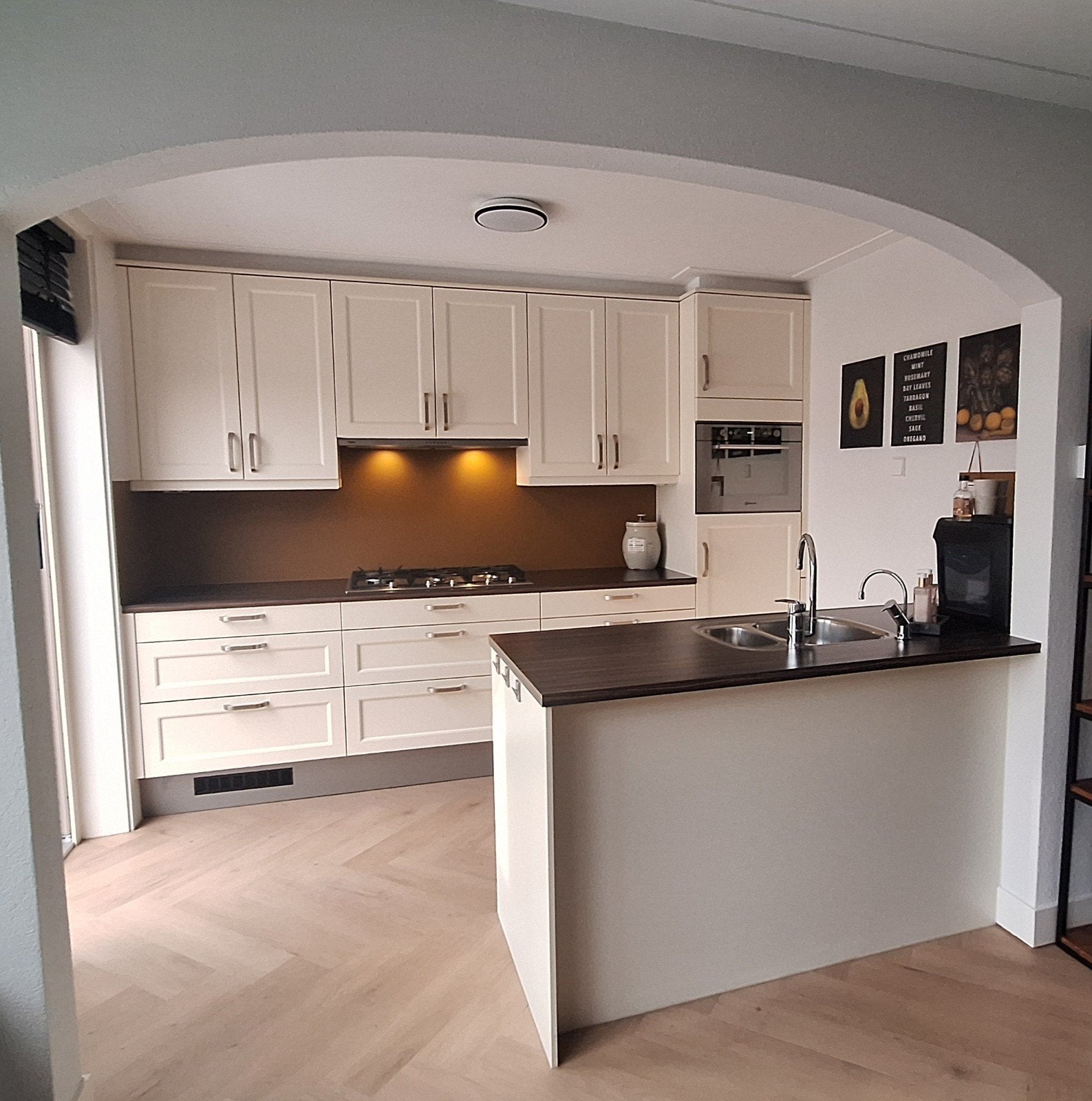 Keuken inclusief apparatuur, Ophalen, Gebruikt, Hete lucht, 60 cm of meer