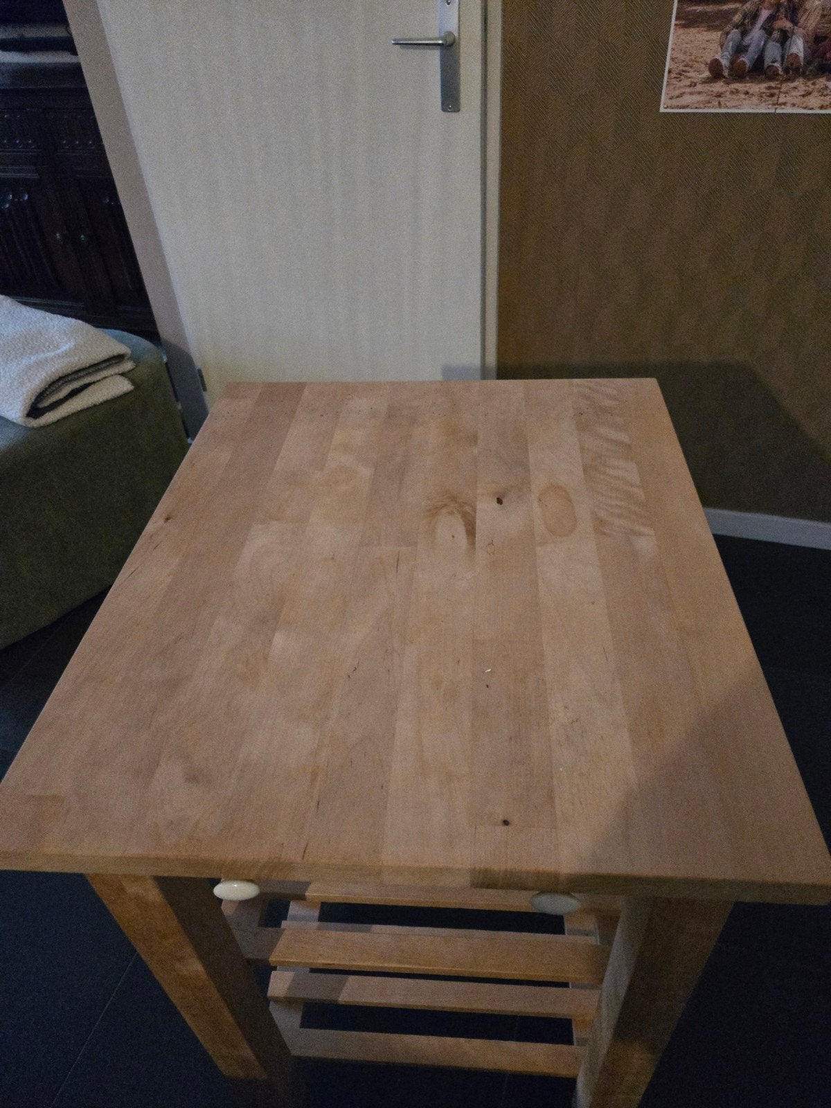 trolly, Ophalen, Gebruikt, Hout