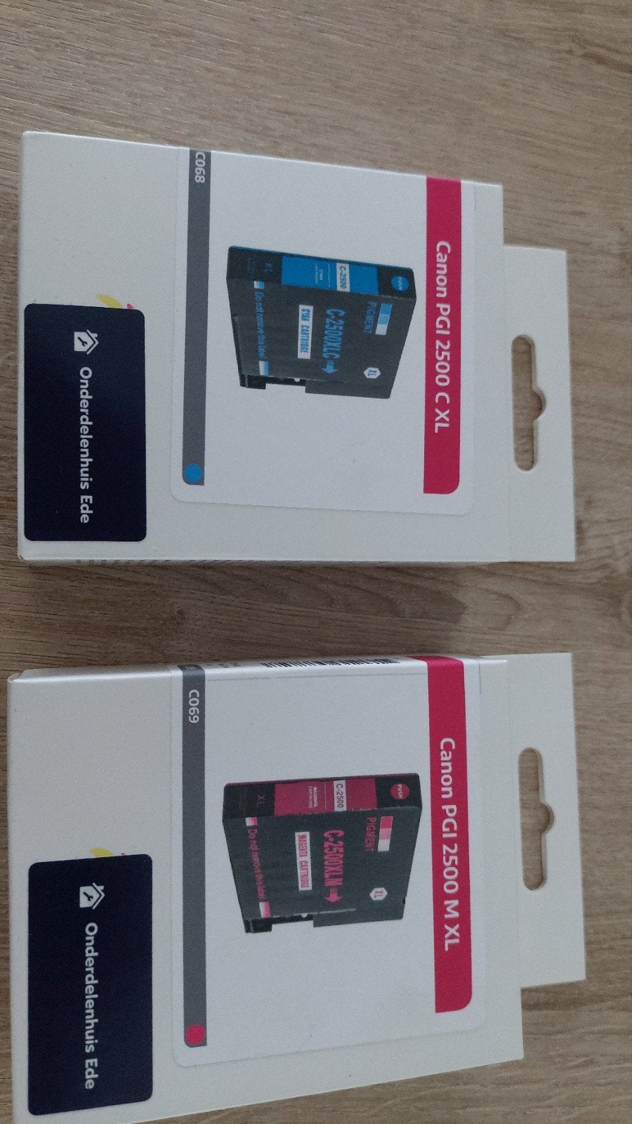 2 Canon PGI 2500 XL inktcartridges (Cyaan en Magenta), Ophalen of Verzenden, Nieuw