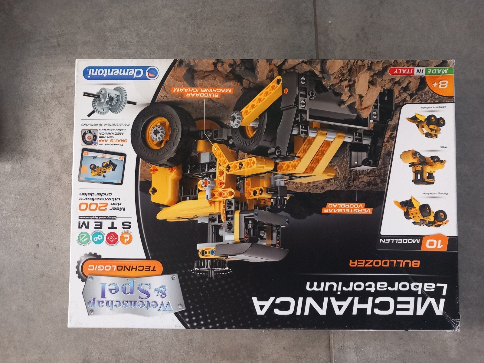 Clementoni Mechanica Laboratorium Bulldozer STEM Speelgoed, Ophalen, Gebruikt, Bouwen