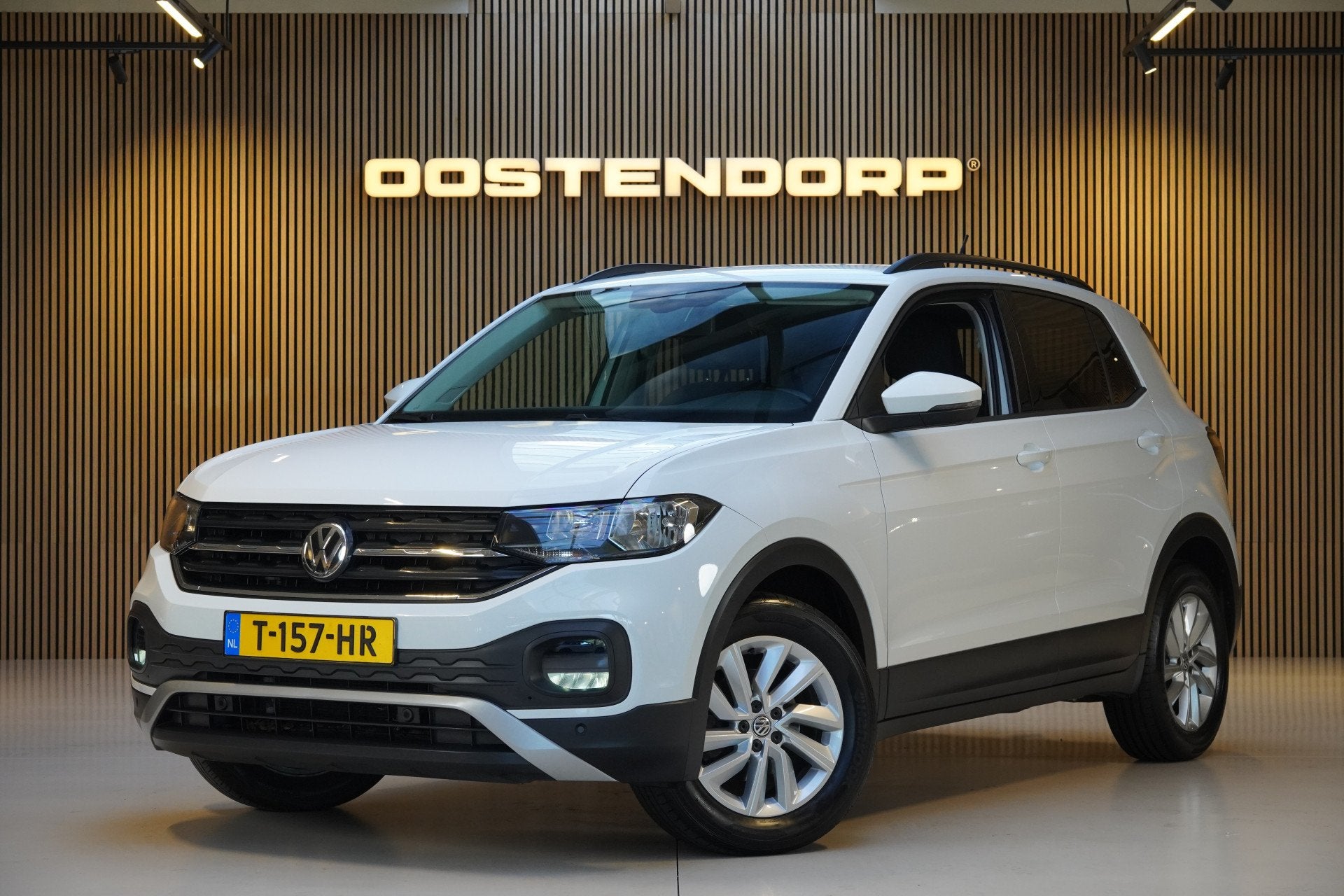Volkswagen T-Cross 1.0TSI/95pk Life|2020|Carplay/AndroidAuto, Auto's, Voorwielaandrijving, 620 kg, Wit, Bedrijf