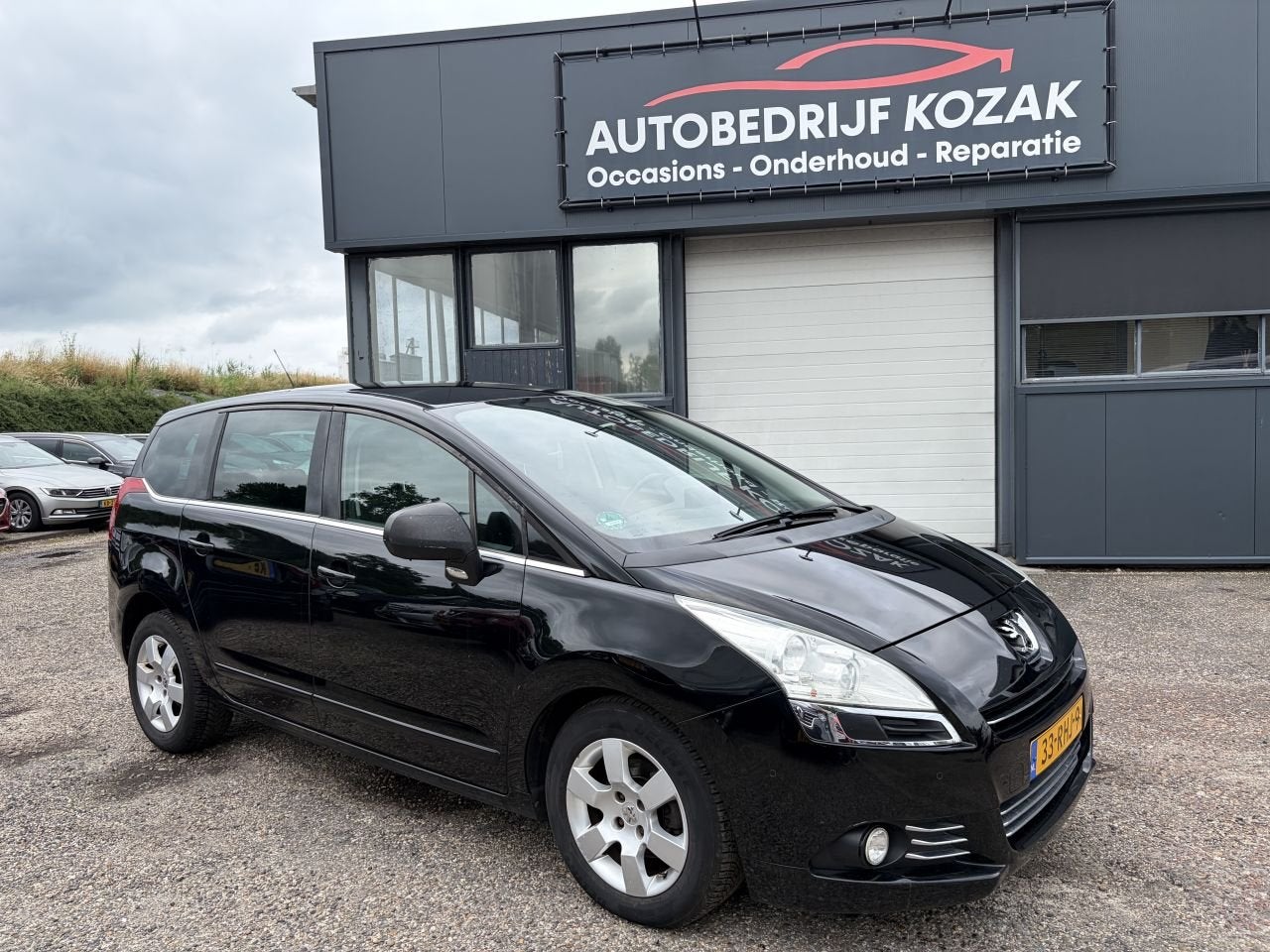 Peugeot 5008 1.6 VTi Blue Lease 7-pers Airco NAVI PDC, Auto's, Voorwielaandrijving, 4 cilinders, 7 stoelen, Zwart