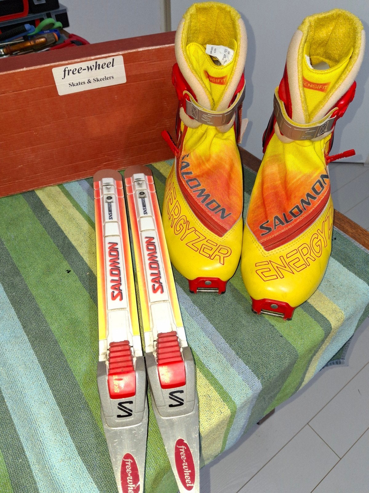 Salomon Kluunschaatsen Maat 45 1/3 - Free-Skate, Overige merken, Gebruikt, Overige typen, Ophalen of Verzenden