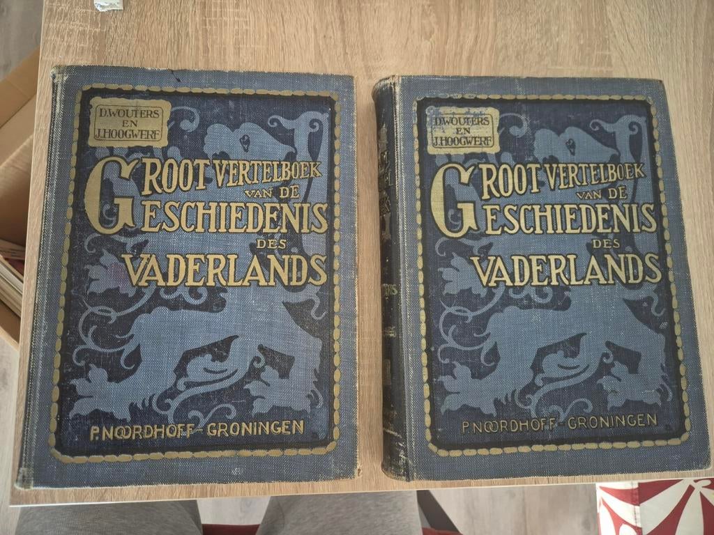 Groot Vertelboek van de Vaderlandse Geschiedenis deel 1 & 2, Ophalen of Verzenden, 20e eeuw of later, D. Wouters & J. Hoogwerf
