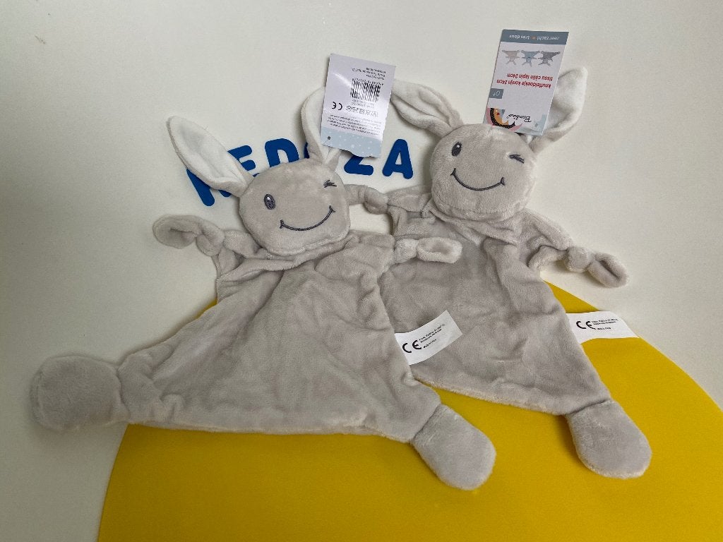 G003 Bambino konijn konijntje grijs, Ophalen of Verzenden, Nieuw, Konijn