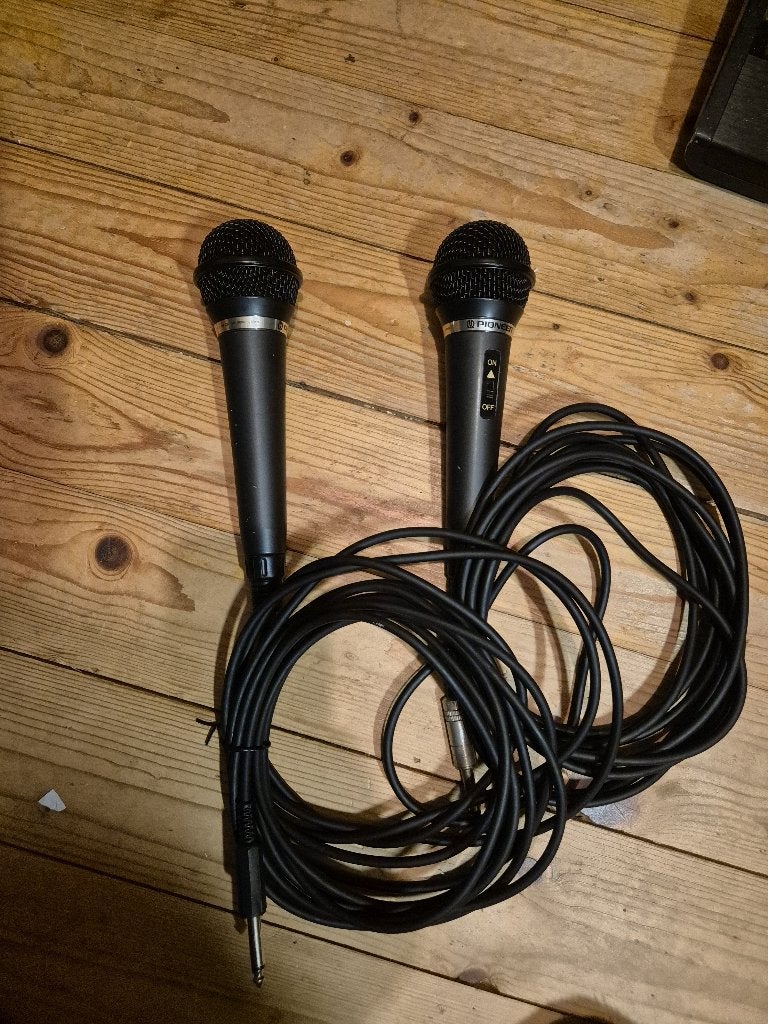Pioneer DM-33 microfoon, 2 stuks, Ophalen of Verzenden, Gebruikt, Zangmicrofoon