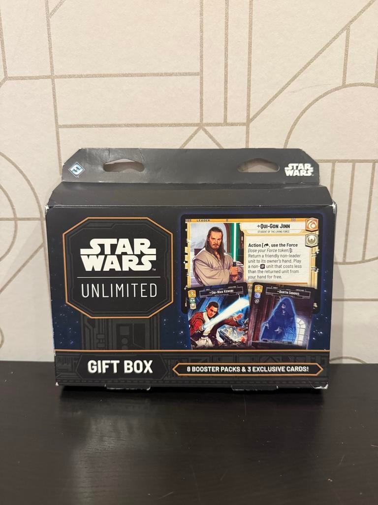 Star Wars Unlimited Gift Box met 8 boosters en 3 kaarten, Verzenden, Nieuw, Spel
