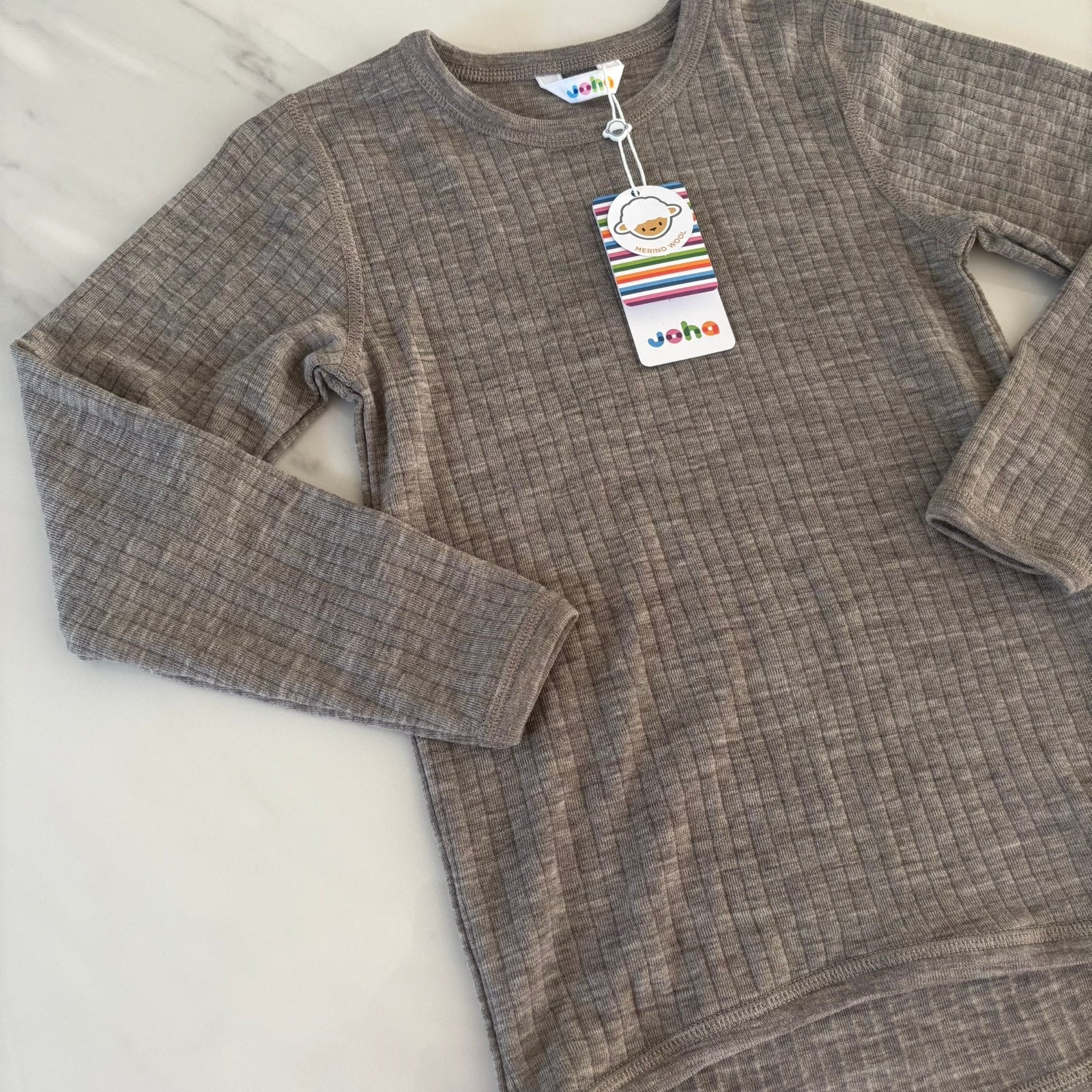 Joha | Longsleeve shirt Merino wol, maat: 128/134, Kinderen en Baby's, Ophalen of Verzenden, Nieuw, Jongen of Meisje, Shirt of Longsleeve