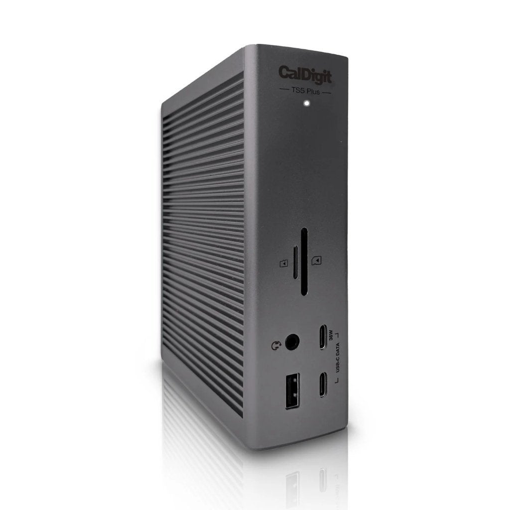 CalDigit - TS5 Plus - Thunderbolt Station 5 Plus Space Black, Computers en Software, Dockingstations, Zo goed als nieuw, Docking station