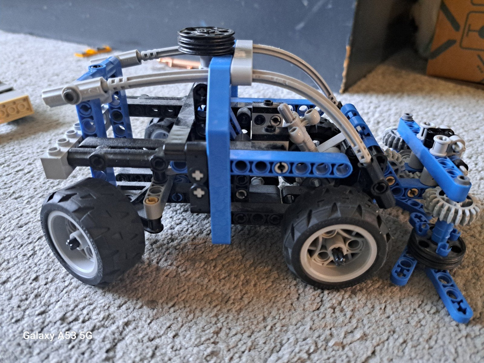 Lego Technic Buggy/Voertuig - Blauw/Zwart, Ophalen of Verzenden, Gebruikt, Overige merken