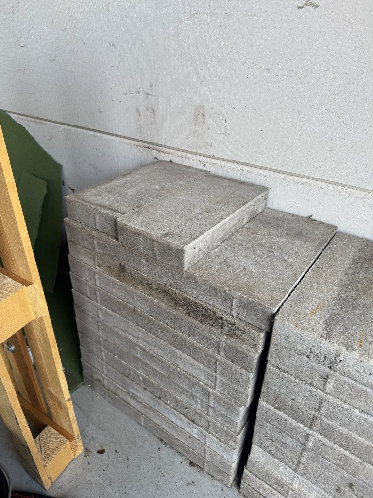 Siertegels 6.2 m2, Ophalen, 5 tot 10 m², Gecoat, Terrastegels