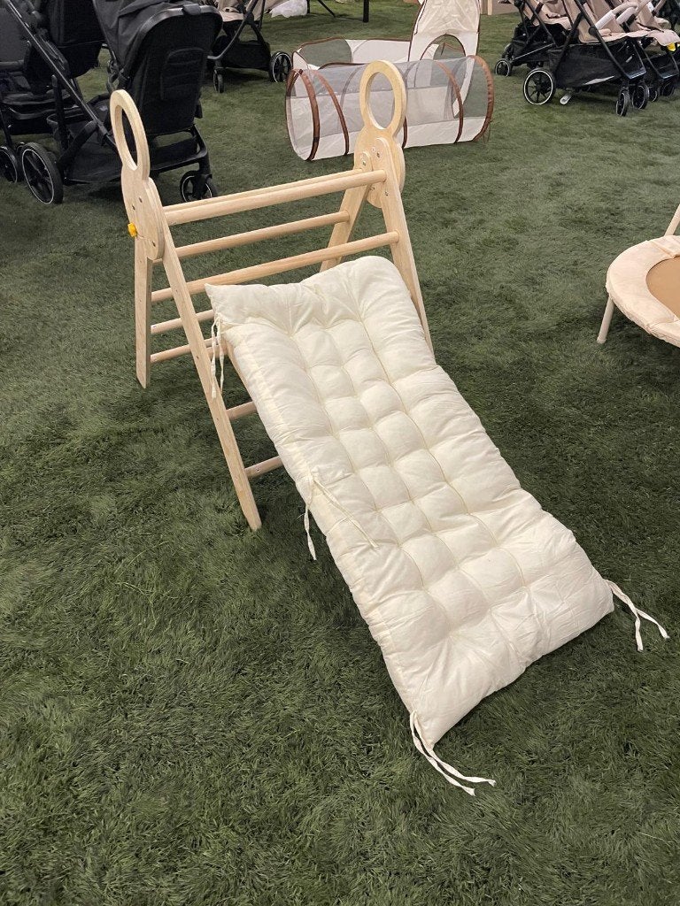 Deryan Luxe XXL Klimrek - Driehoek, Klimboog en Glijbaan, Kinderen en Baby's, Speelgoed | Houten speelgoed, Marithaime 8, Ophalen of Verzenden