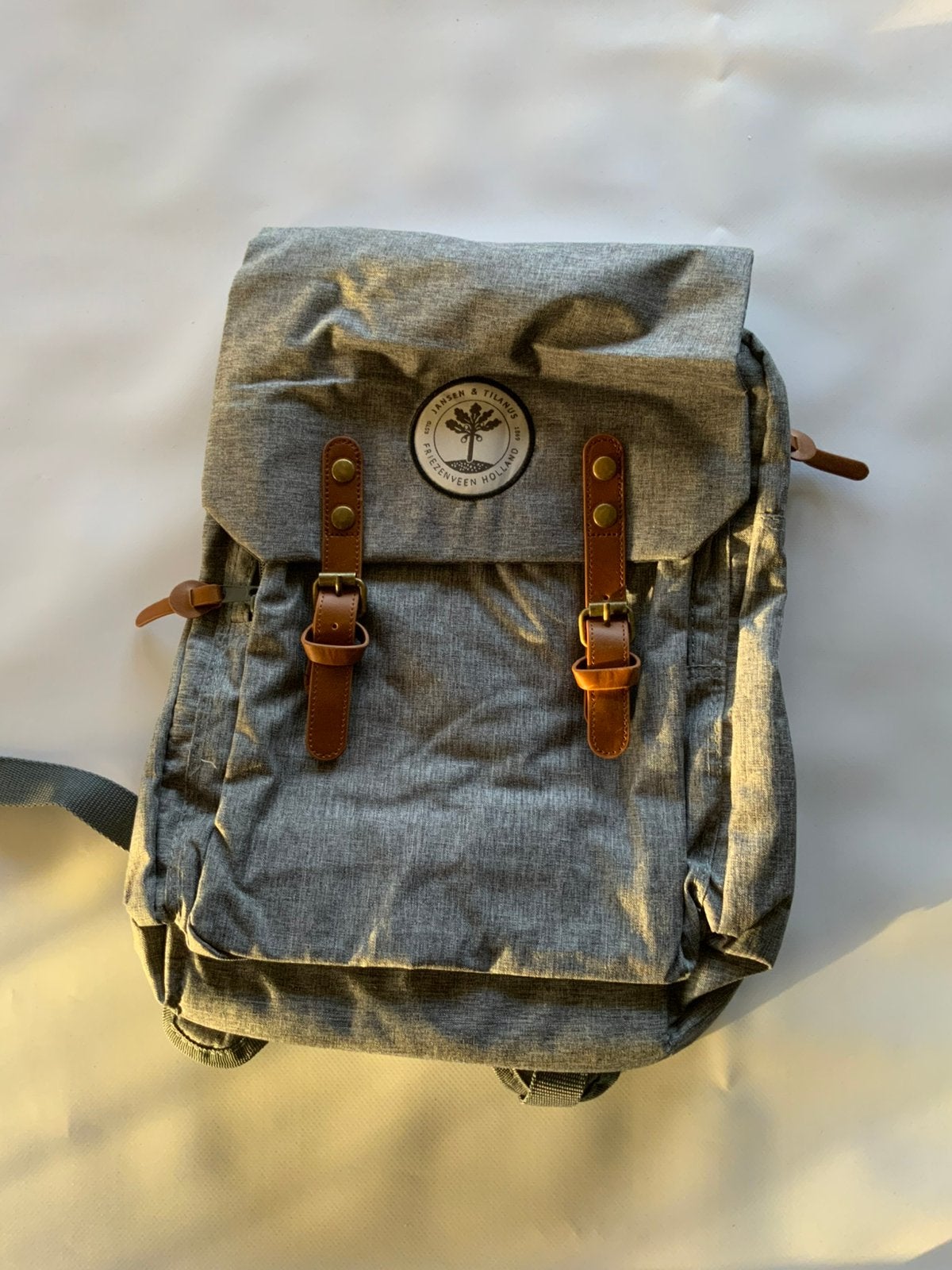 Nieuwe grijze schooltas / Rugzak, Ophalen of Verzenden, Nieuw