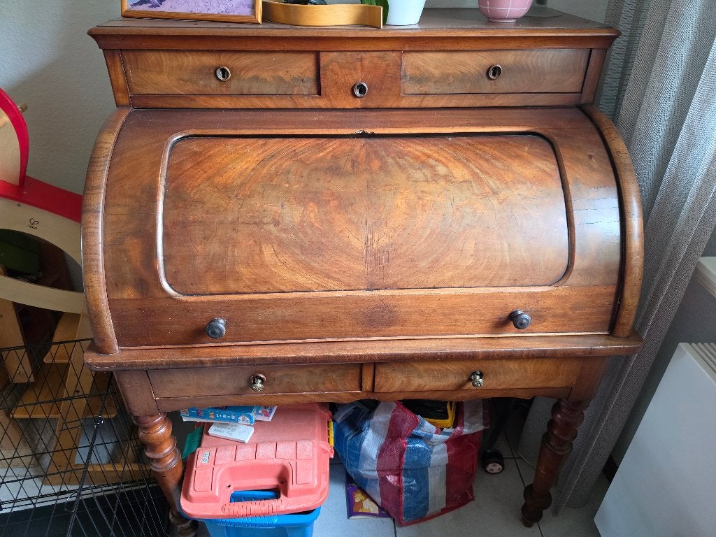 Antiek secretaire, Huis en Inrichting, Ophalen, Gebruikt, Antiek Hollands noten