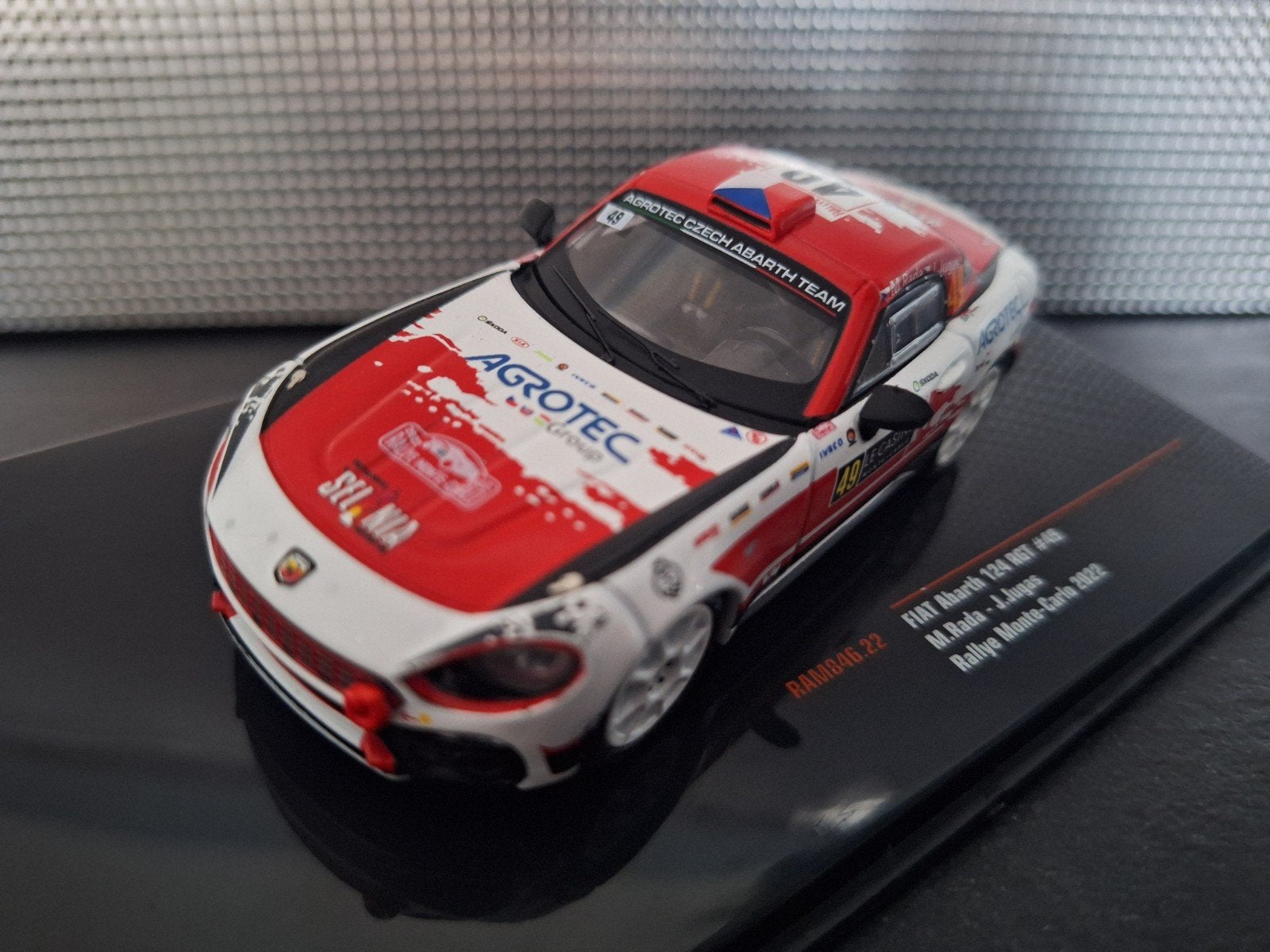 Fiat Abarth 124 RGT #49 Rally Monte Carlo 2022 Schaal 1:43, Overige merken, IXO, IXO, Nieuw