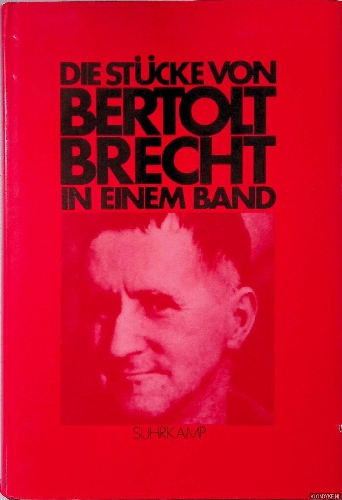 Die stucke von Bertolt Brecht in einem band, Ophalen of Verzenden, Zo goed als nieuw, Fictie