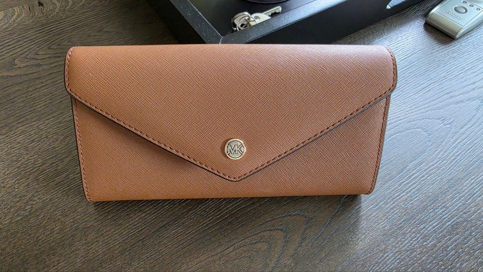 Michael Kors portemonnee - bruin origineel en nieuw, Sieraden, Tassen en Uiterlijk, Portemonnees, Ophalen of Verzenden, Zo goed als nieuw