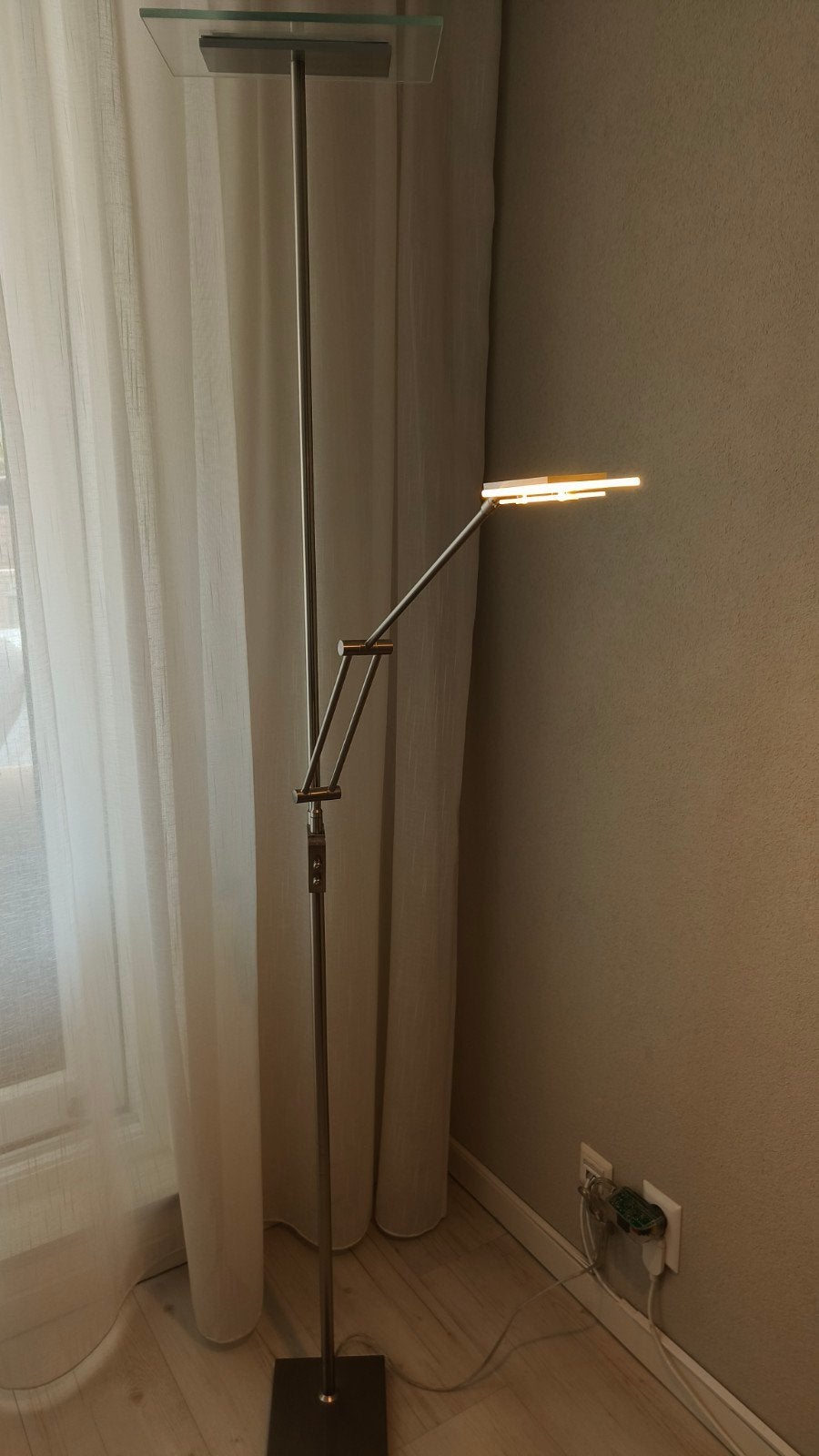 Staande LED lamp, Ophalen, Gebruikt, 150 tot 200 cm