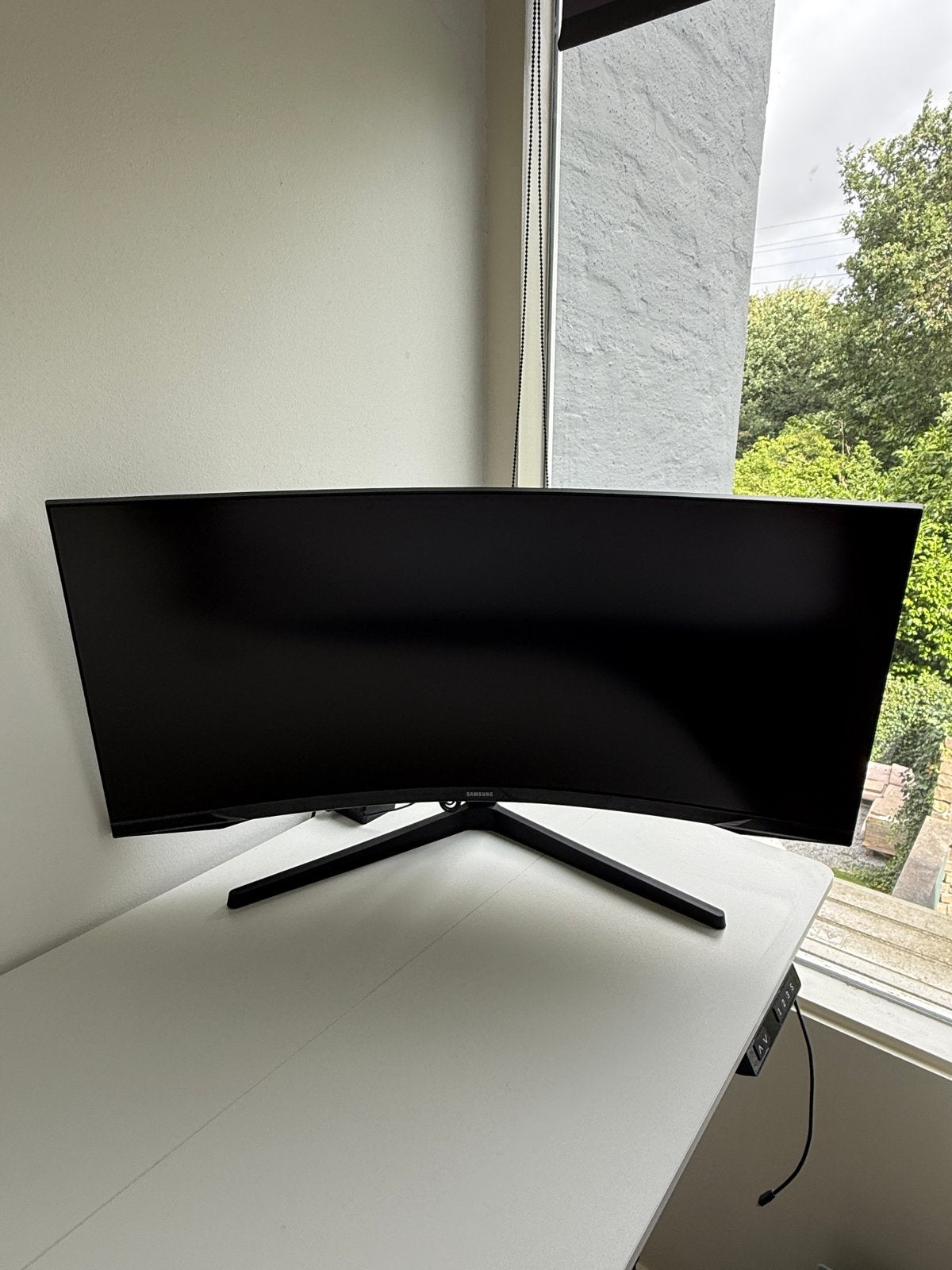 Samsung Curved Monitor - Ultrawide Gaming Monitor, Computers en Software, Ophalen, Zo goed als nieuw, Curved