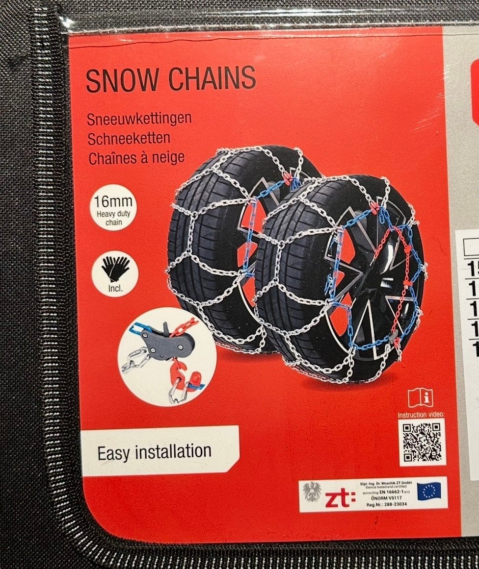 Sneeuwkettingen te huur voor 4x4 & SUV (diverse maten), Ophalen, Zo goed als nieuw