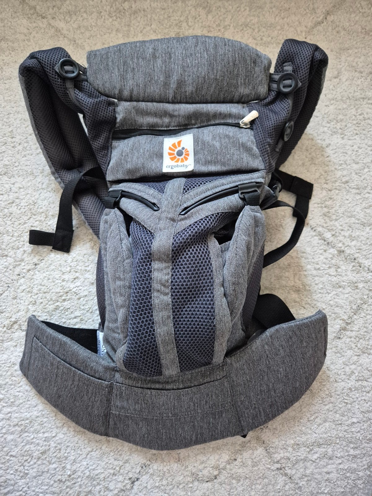 Ergobaby Omni 360 Draagzak Cool Air Mesh - Grijs, Kinderen en Baby's, Babydragers en Draagdoeken, Overige merken, Ophalen of Verzenden
